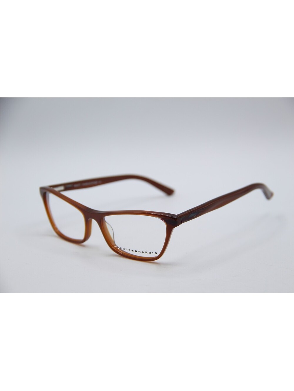 Scott Harris Sh-454 C3 Brown Authentic Eyeglasses 52-15-135
